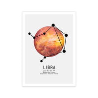 Thumbnail for Affiche Signe du Zodiaque Libra-Affiche- affiches-posters.fr