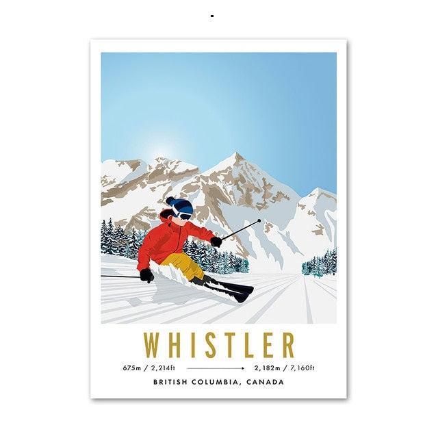 Affiche Ski Freestyle-Affiche- affiches-posters.fr