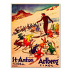 Affiche Ski St Anton-Affiche- affiches-posters.fr