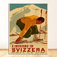 Thumbnail for Affiche Ski Suisse Italienne-Affiche- affiches-posters.fr