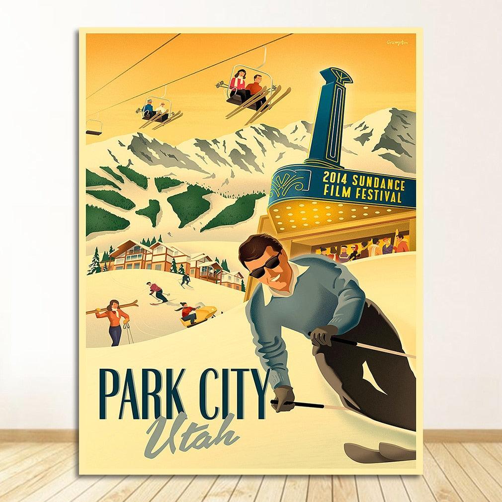Affiche Skieur-Affiche- affiches-posters.fr
